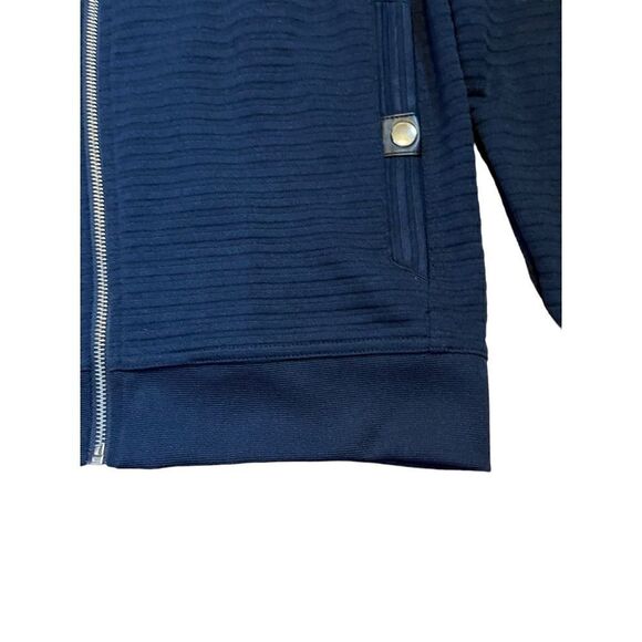 NWT  Navy INC INTERNATIONAL CONCEPTS
Men's Quilted  Knit Jacket, size M - Picture 2 of 11